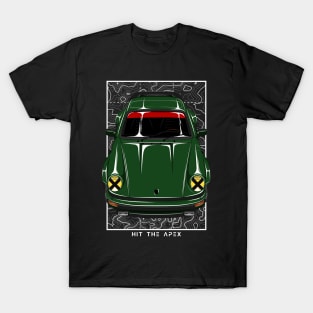 Porsche 930 Turbo in Green T-Shirt